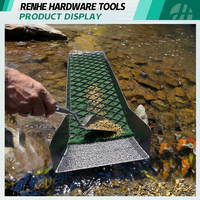 Boîte à or portable RENHE en acier au manganèse de 12 pouces pour l'exploitation minière et la prospection de l'or en rivière