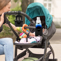 Porte-gobelet universel SUNNUO pour poussette, support de biberon réglable en ABS pour poussette