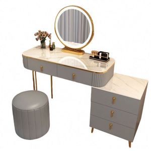 <span class=keywords><strong>Comò</strong></span> di Tendenza nel Mercato Mediorientale, Finitura Beige <span class=keywords><strong>Opaco</strong></span>, Lussuosa Toeletta per Camera da Letto - Product Image 2