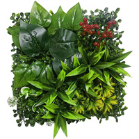 Rouleau de gazon artificiel géant 3D en forme de feuille, vert, imperméable, écologique, pour décoration murale intérieure et extérieure, jardin, aménagement paysager, type végétal