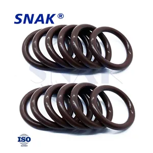 SNAK Factory Price Standard Customized FKM Brown 90A O Ring For Sealing oring parker oring parker