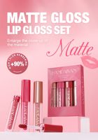 Coffret cadeau de gloss liquide mat HANDAIYAN, rouge vin, nude, tons terreux, anti-transfert, longue tenue, OEM ODM