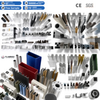 Pièces d'extrusion en aluminium couleur personnalisée, profilés d'extrusion en aluminium série 6000, 6063, 6061 anodisés, usinage CNC, cadres industriels