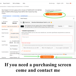 15.6 pollici FHD 1920*1080 Display LCD schermo per HP per l per il computer portatile <span class=keywords><strong>LENOVO</strong></span> N156HCG-EN1 60Hz frequenza di aggiornamento 30pin nuovo - Product Image 6