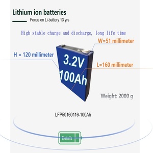 โรงงานผลิตเซลล์แบตเตอรี่ 3.2V 102Ah ขายส่งโดยตรง รับผลิตแบบ OEM ODM ตามสั่ง ผู้ผลิตและจำหน่ายจำนวนมาก แหล่งผลิต LFP50160116-100 - Product Image 3