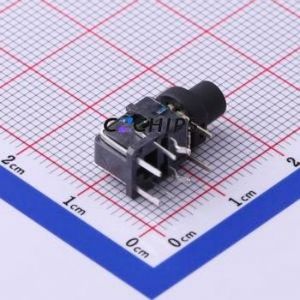 TLLAG-72APG-R1KH1-V-A Tactile Switch Through hole Switch Single Pole Single Throw Round Button 1.6N Right Angle Insert - Product Image 1