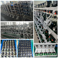 Vanne à boisseau sphérique modulante de précision 4-20mA 3/4 pouce DN20 1 pouce DN25 SS304/Laiton/UPVC DC12V 24V