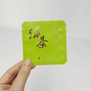 Sacchetto <span class=keywords><strong>di</strong></span> <span class=keywords><strong>Carta</strong></span> PLA Personalizzato 100% Biodegradabile con Stampa in Oro, Bustina Piatta Piccola Termosaldabile per Polvere <span class=keywords><strong>di</strong></span> Matcha e Caffè 3g 5g - Product Image 3