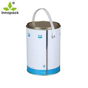 <span class=keywords><strong>Lattina</strong></span> in Metallo da 3L Stampata a Colori con Manico in Plastica, Vuota, in Latta, per Imballaggio - Product Image 3