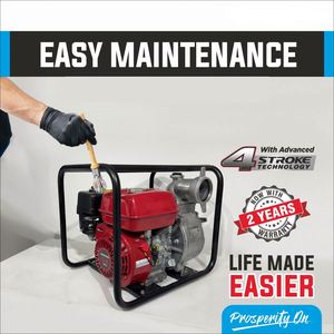 Bomba de Agua a Gasolina de Alta Capacidad de Flujo, 3 Pulgadas, 7.5 HP, 4 Pulgadas - Product Image 4