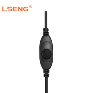 Auriculares con Diadema LSENG para Walkie Talkie, con Cable de <span class=keywords><strong>Goma</strong></span> Resistente PTT K de 2 Pines para Radios Bidireccionales Kenwood TK-3207 TK-2107 TK-D240 - Product Image 3