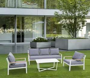 Conjunto <span class=keywords><strong>de</strong></span> Muebles <span class=keywords><strong>de</strong></span> Jardín, Mesa y Sillas <span class=keywords><strong>de</strong></span> Terraza, Resistentes al Agua y a los Rayos UV - Product Image 4