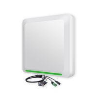 Lector/Escritor de Etiquetas RFID de Alto Rendimiento con Material ABS para Gestión de Estacionamientos, Rango UHF de 0-15m, Lector de Tarjetas Inteligentes con Clasificación IP65