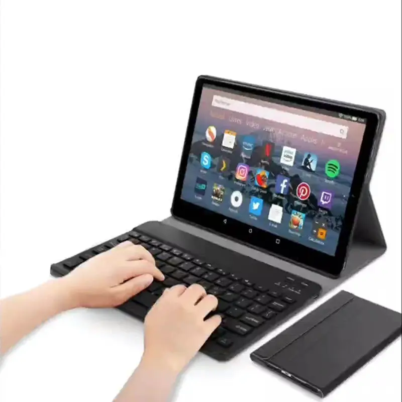 Yüksek kalite 4g android tablet 2 in 1 klavye ve stile 10 inç android 10.0 ultra ince tablet akıllı tablet pc