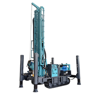 Foreuse pneumatique portative MKDQZ-350 pour puits d'eau, machine de forage de 350 m de profondeur pour couches de roche dure