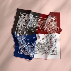 Foulard carré en soie pour femme, foulard à la texture soyeuse pour envelopper les cheveux et dormir la nuit - Product Image 6