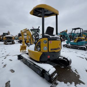 Excavatrice sur chenilles hydraulique Komatsu PC30MR d'occasion de haute qualité, 3 tonnes, PC35MR, PC40MR, équipement de machinerie miniature d'occasion - Product Image 1