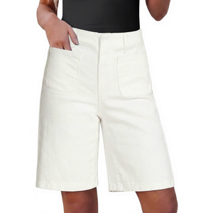 Nouveaux shorts Bermuda d'été pour hommes, style streetwear, avec logo personnalisé, prix de gros, shorts en jean déchiré - Product Image 1