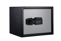 Caja Fuerte Electrónica de Acero con Cerradura Digital, Caja de Seguridad Compacta de Acero para Hogar, Oficina, Hotel y Uso Comercial