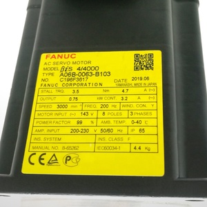 Fanuc-<span class=keywords><strong>servomotor</strong></span> de A06B-0063-B103, kit de husillo, <span class=keywords><strong>servomotor</strong></span> de CA, cnc, gran oferta - Product Image 4