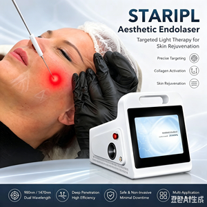 Láser <span class=keywords><strong>de</strong></span> Diodo Profesional Endopro <span class=keywords><strong>de</strong></span> 980nm y 1470nm para Rehabilitación Postoperatoria, Curación <span class=keywords><strong>de</strong></span> Heridas y Fisioterapia - Product Image 1