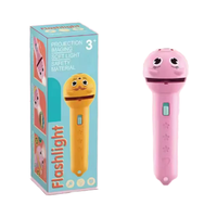 Nouveau design de lampe de poche pour enfants, jouet de lumière de projection à glissière, lampe de poche à glissière, autres jouets éducatifs