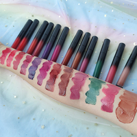 Dropshipping Brillant à Lèvres Imperméable Personnalisé de Marque Privée Maquillage Vegan 24 Heures Rouge à Lèvres Mat Longue Durée