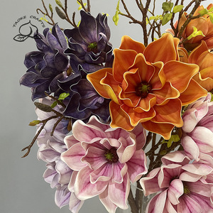 C205 2024 EVA <span class=keywords><strong>Lotus</strong></span> 103CM Flor artificial Flor de rama alta Estilo antiguo Tiro en casa Flor decorativa - Product Image 1