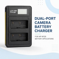 Cargador de Batería Dual para Cámara NP-W126, Base de Carga Rápida Inteligente USB para Personalización de Fábrica al por Mayor, 15 Años de Experiencia OEM