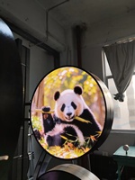 Layar LED Bulat Dua Sisi Indoor/Outdoor Warna Penuh Kecerahan Tinggi Berkualitas Tinggi P2.5 P1.85 dengan Perangkat Lunak Gratis