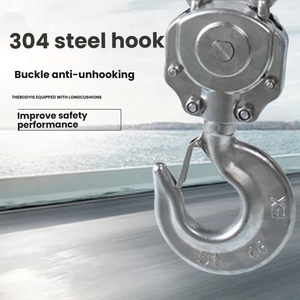 Polipasto de cadena eléctrico, polea de bloque de aparejos, polipasto de mano para levantar materiales móviles, plantas de fabricación, polipasto eléctrico para granjas - Product Image 3