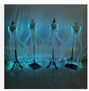 Vestido Tutú de Ballet Clásico de Fibra Óptica para Mujer |   Traje Luminoso para Actuaciones de Baile de Salón, Competencias y Espectáculos - Product Image 3
