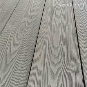 Terrasse en composite gaufré 3d, anti-rayures et résistante à la décoloration, options de couleur teck/café, pour les projets de toit/cour - Product Image 3