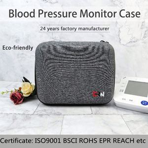 Tensiomètre électronique, sphygmomanomètre, boîte de protection, sac de voyage en polyester PU nylon, étui portable - Product Image 6