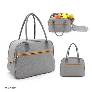 Bolsas enfriadoras de poliéster brezo, bolsas de pícnic con aislamiento personalizado de Diseño Popular