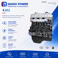 Mesin Blok Pendek Baru 4JA1 2.5L Diesel Euro 3 Emisi 66kW untuk Truk Ringan ELF Pickup