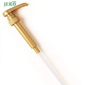 Pompa dosatrice per sciroppo da caffè in plastica dorata per alimenti, da 5-30 ml, tipo Torani, DaVinci, Monin, da 1 litro. - Product Image 2