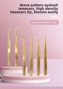 <span class=keywords><strong>Pinzas</strong></span> para Pestañas con Diseño <span class=keywords><strong>de</strong></span> Pez Dorado, Herramienta <span class=keywords><strong>de</strong></span> Alta Precisión para Extensión <span class=keywords><strong>de</strong></span> Pestañas, Injerto y Aplicación <span class=keywords><strong>de</strong></span> Pestañas Postizas - Product Image 6