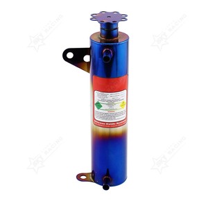 Universal de aluminio de la captura de aceite tanque puede ronda puede embalse Turbo de captura de aceite puede combustible al tanque - Product Image 1