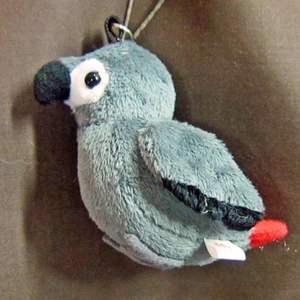 Fantezi moda hediyeler yüksek kalite özel kuşlar peluş hayvan dolması afrika gri papağanlar - Product Image 4
