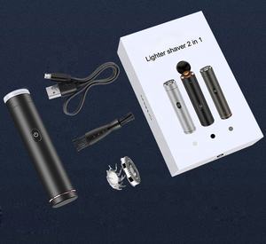 创意2合1 USB可充电双弧电子点烟器和剃须刀多功能消费电子产品 - Product Image 3