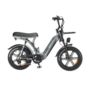 Ruihe Q8 bicicleta de montaña eléctrica de 20 pulgadas para mujeres Fat Tire con motor de 250W integrado 48V batería oculta diseño amigable para mujeres - Product Image 1