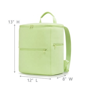 Zaino Impermeabile in Neoprene Personalizzato per Donne, Borsa da Viaggio per Laptop, Borsa Scolastica Riutilizzabile Sottile di Grande Capacità - Product Image 4