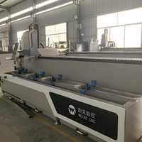La Máquina de Perforación y Fresado de Alta Precisión Más Vendida, Máquina de Perforación y Fresado CNC de Doble Cabezal para Perfiles de Aluminio