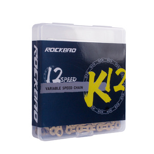 Chaîne de vélo Rockbao 8/9/10/11/12 vitesses, creuse, légère, avec Velcro, pour VTT et vélo de route - Product Image 2