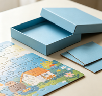 Panneau composite à noyau bleu, découpe à la presse à découper pour emballage de jouets, haute résistance interne, composite solide