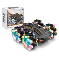 Snelle dubbelzijdige RC-stuntauto, extreme drift race, horizontaal licht, oplaadbaar, speelgoed voor op de weg