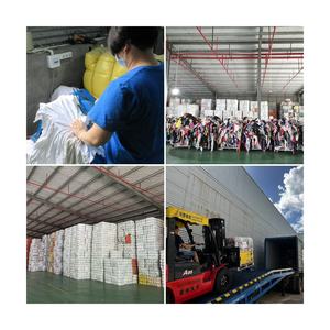 خِرَقُ مَلَابِس قُماش 25 كجم عبوة ألوان داكنة متنوعة قمصان قطنية خِرَق قُماش قطنية رخيصة - Product Image 2