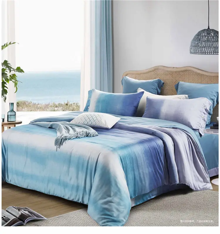 300tc бамбуковое постельное белье из тенселя, наборы мягкого одеяла, наборы постельного белья из тенселя, постельное белье