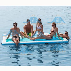 Plateforme flottante gonflable Drop Stitch, piscine flottante gonflable <span class=keywords><strong>sur</strong></span> mer - Product Image 4